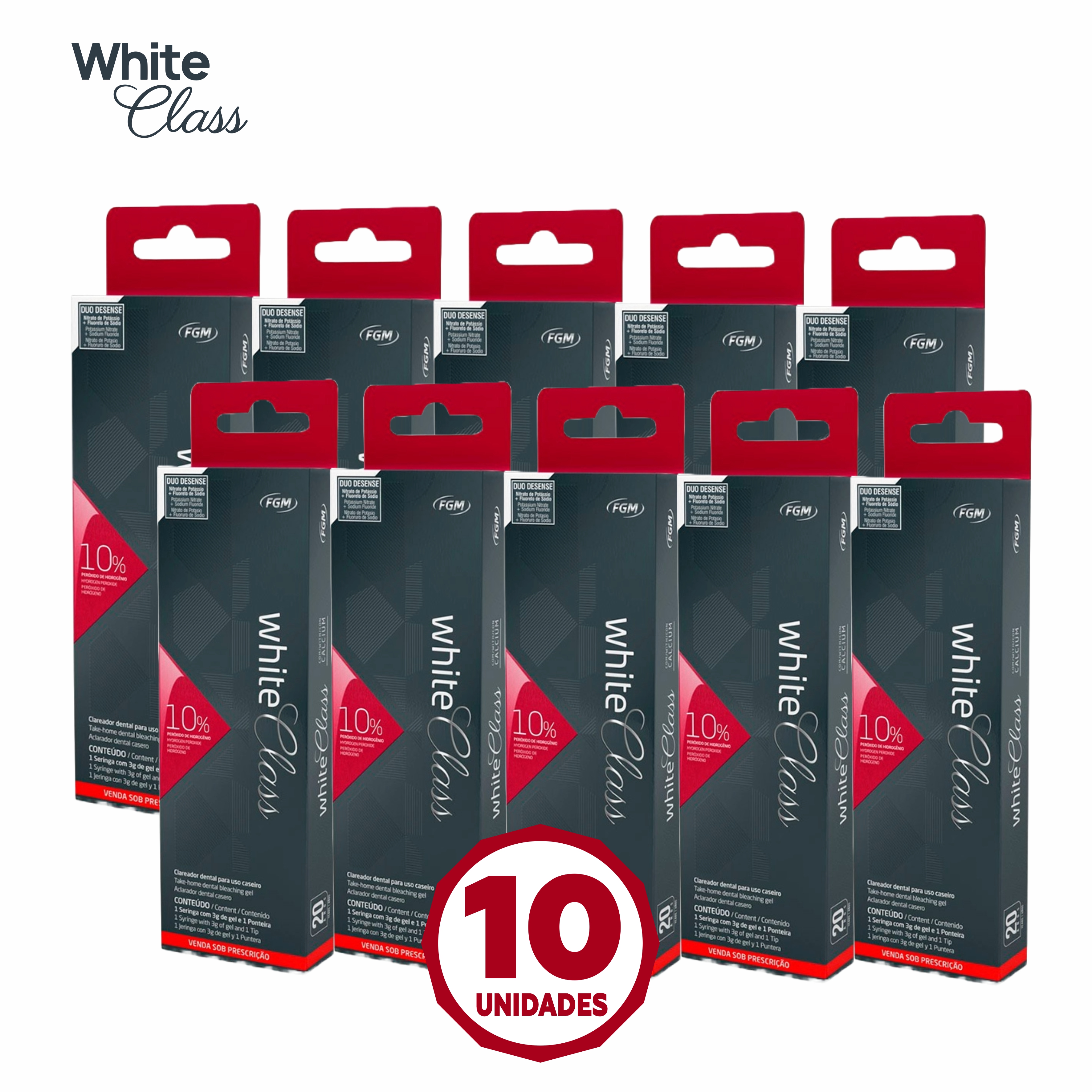 10x Clareador Dental White Class 10%