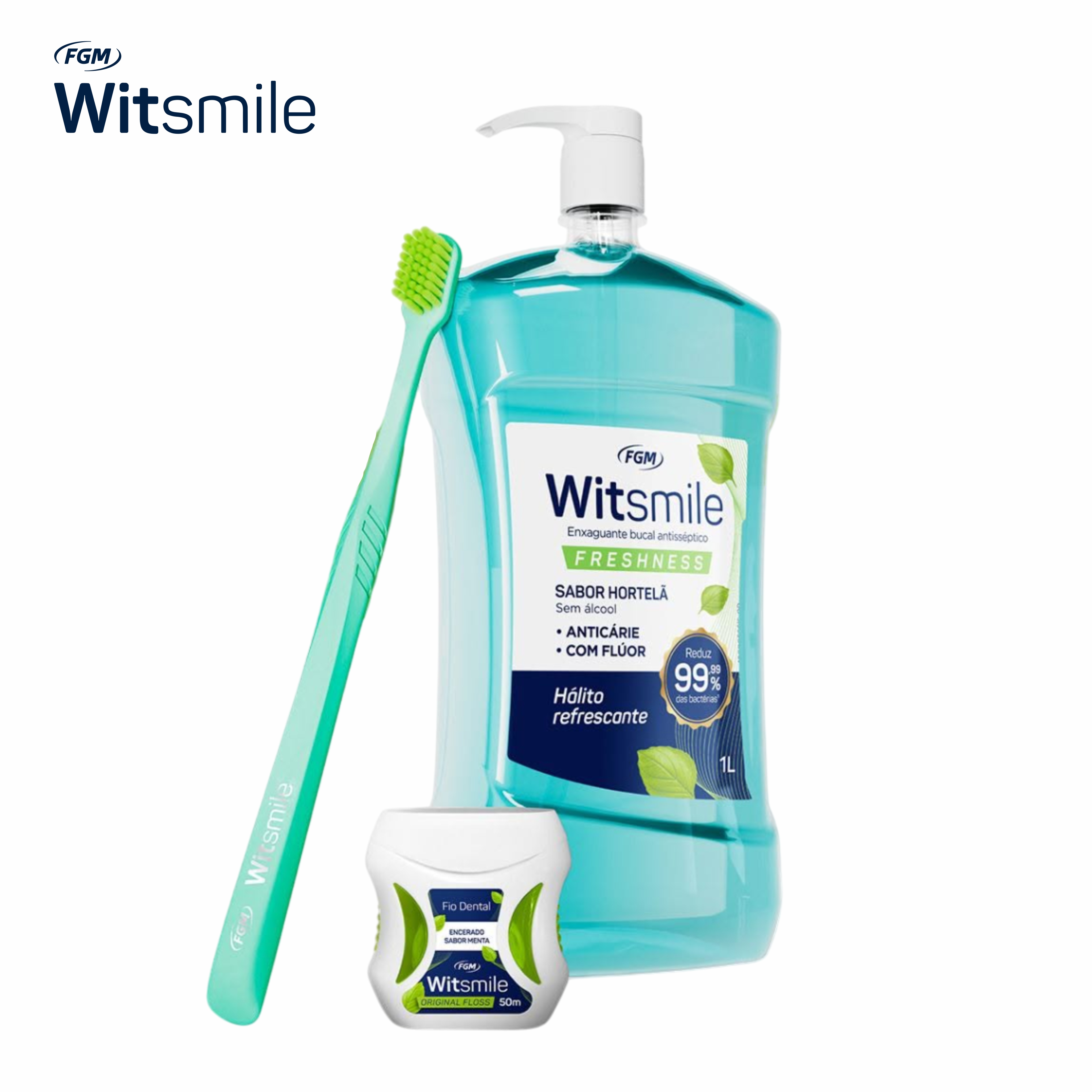 Kit Witsmile 1x Escova Dental + 1x Antis ...