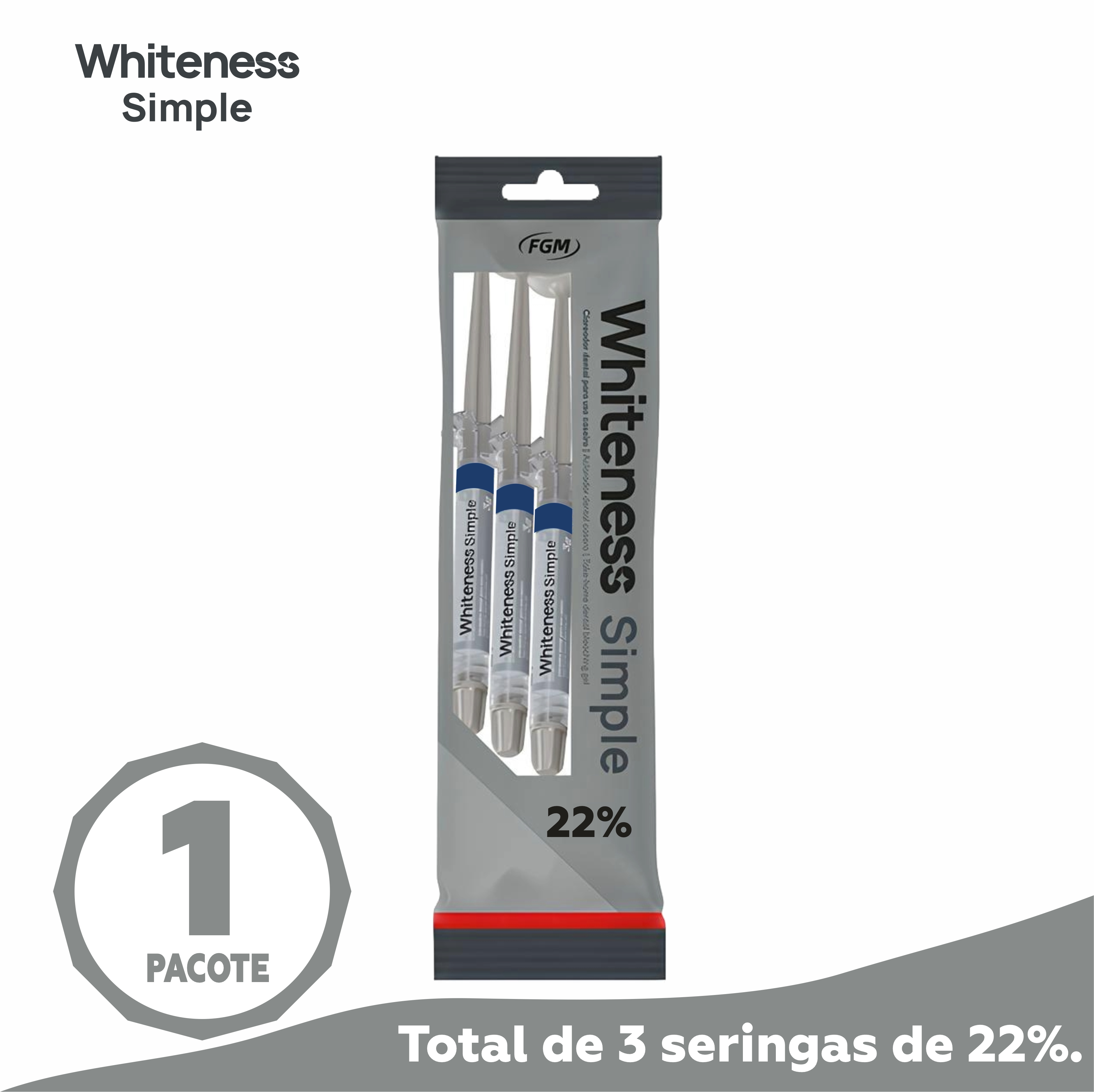 1x Clareandor Dental Whiteness Simple 22%...